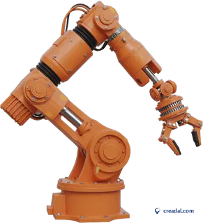Orange Robot Arm