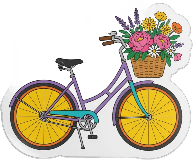 Vintage Bicycle Sticker