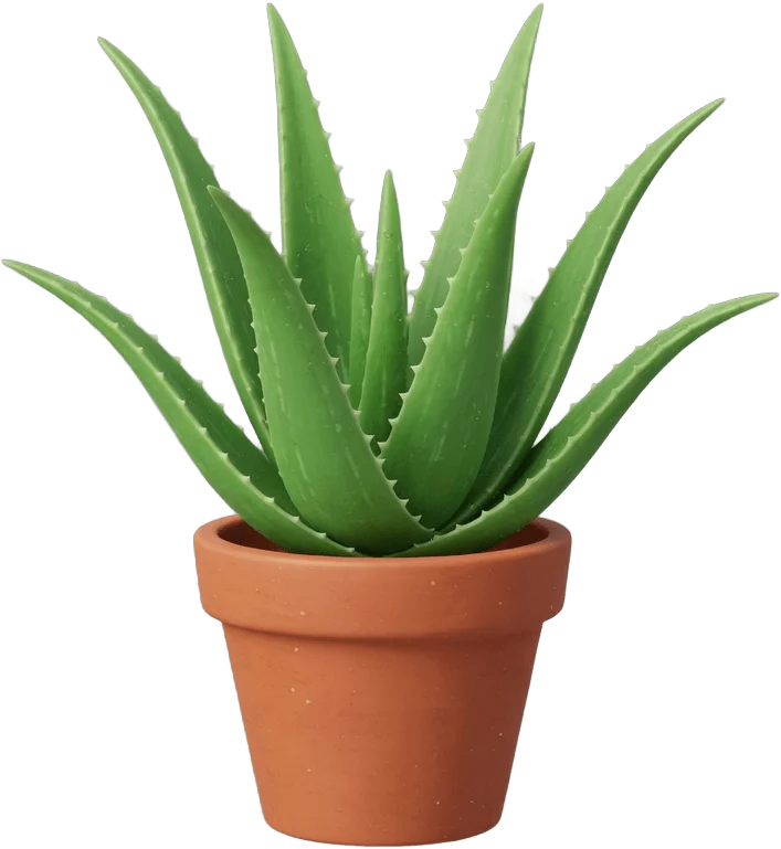 アロエベラの鉢植え