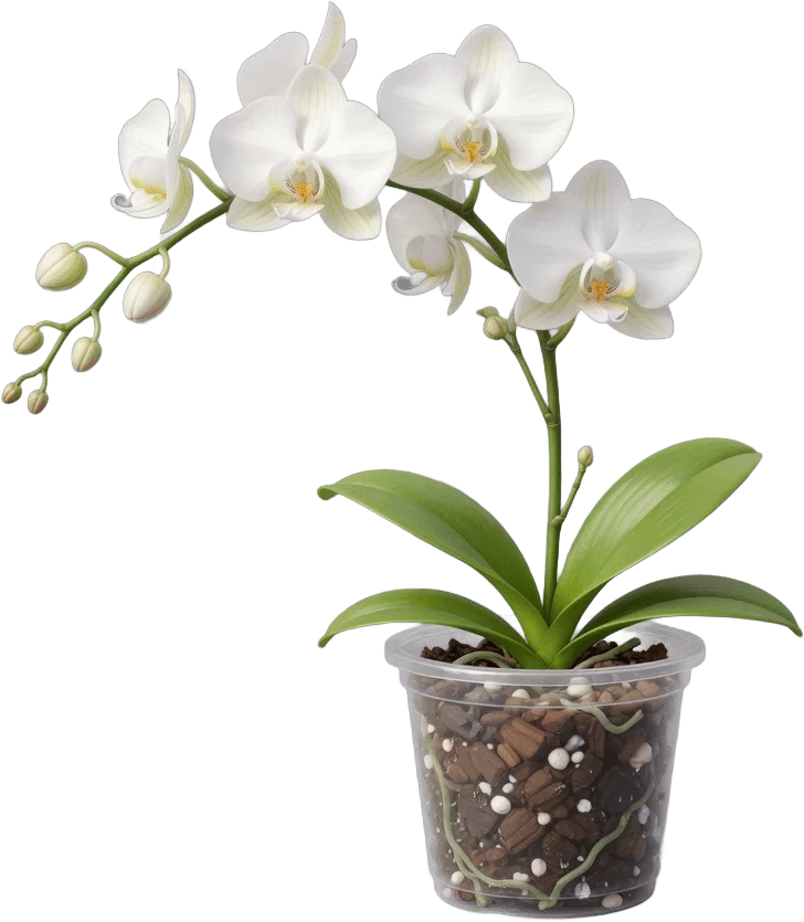 Orchidée Phalaenopsis Blanche