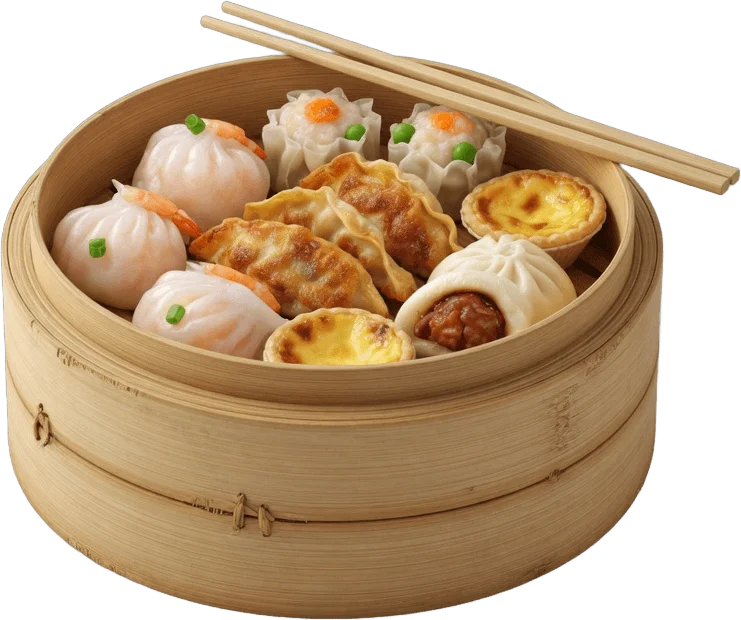 Cestas de Dim Sum