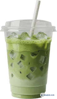 Latte de Matcha Gelado