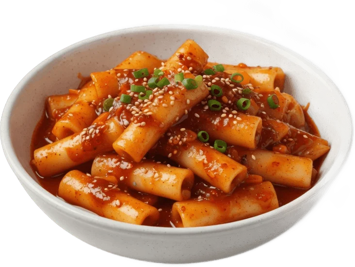Tigela de tteokbokki