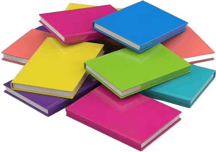 Colorful comic books
