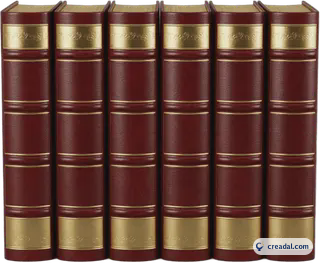Leather Encyclopedia Set