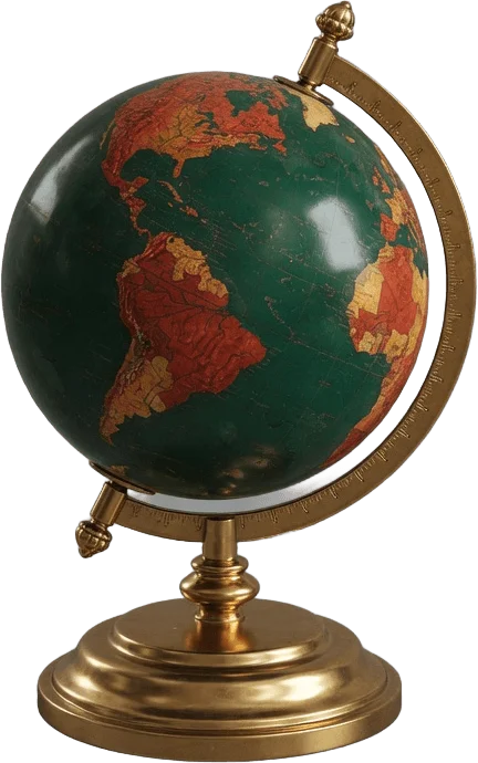 Vintage Desk Globe