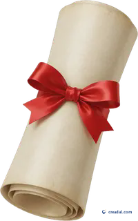Tied parchment scroll