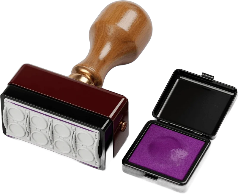 Library date stamp
