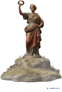 Statue modèle colline