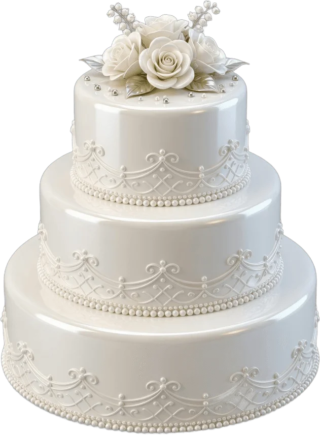 Three-Tier Wedding Cake