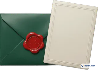 Blank Wedding Invitation