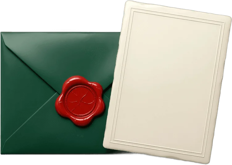 Blank Wedding Invitation
