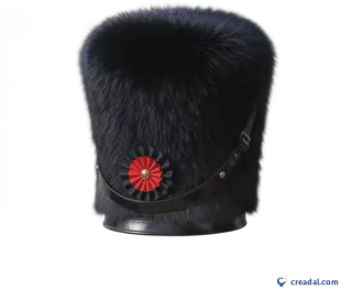 Tall Black Bearskin