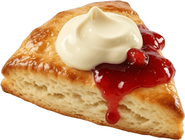 Cream tea scones