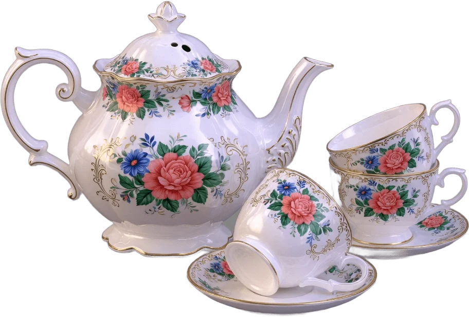 Bule de porcelana inglesa