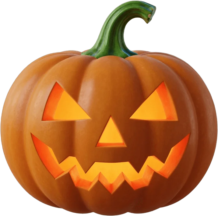 Glowing Jack-o-Lantern
