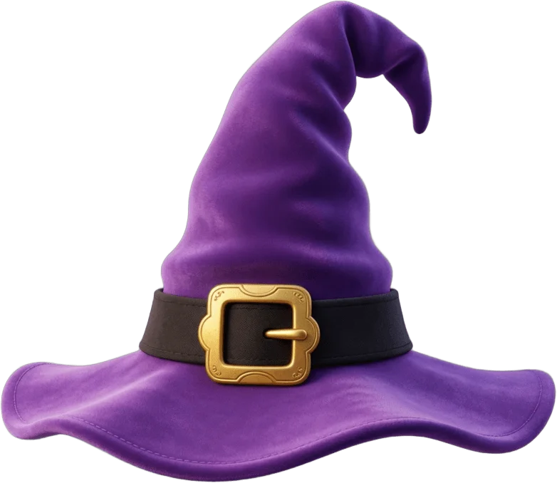 Purple Witch Hat