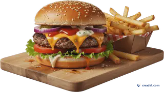 Juicy Burger Board