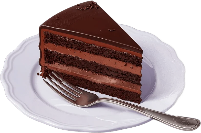 チョコケーキ一切れ