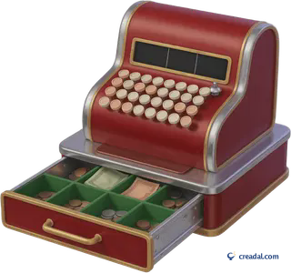 Retro cash register