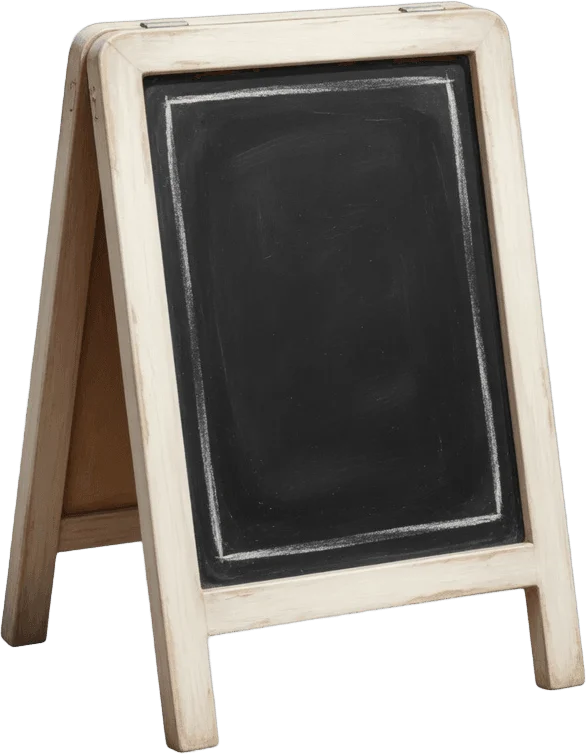 Sidewalk Chalkboard Sign