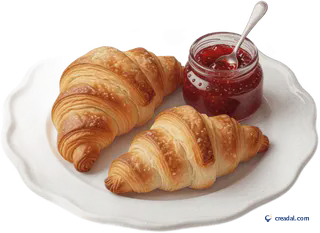 Croissant Breakfast Plate