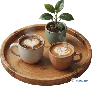 Wooden Coffee Tray