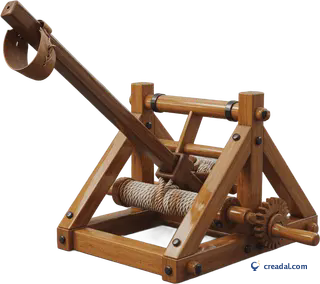 Catapulte en bois