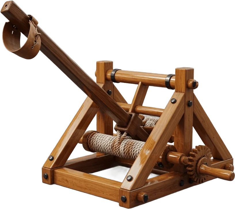 Wooden Siege Catapult