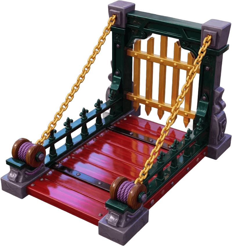 Castle Drawbridge Cutout