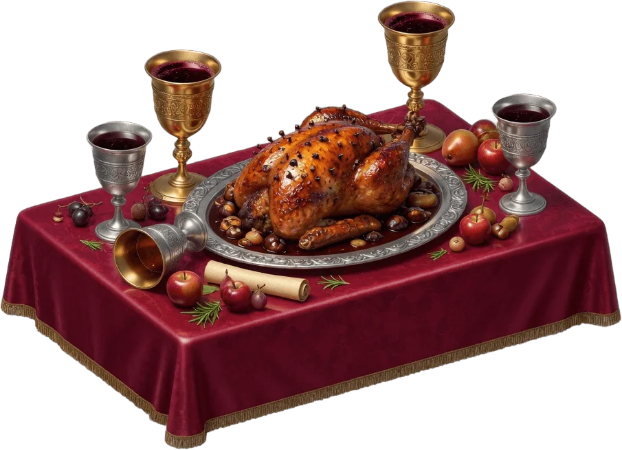 Medieval Banquet Table