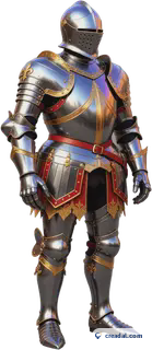 Armure de chevalier vide
