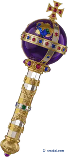 Sceptre et orbe royal
