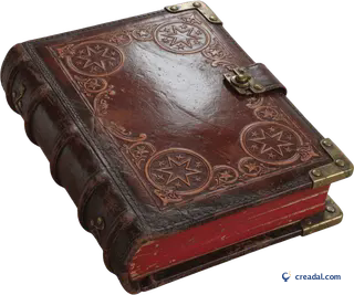 Vieux grimoire de cuir