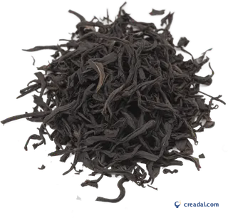 Black tea leaves