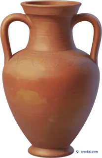 Ancient clay amphora