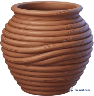 Coil Built Clay Pot
