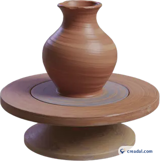 Potter's Wheel Vase