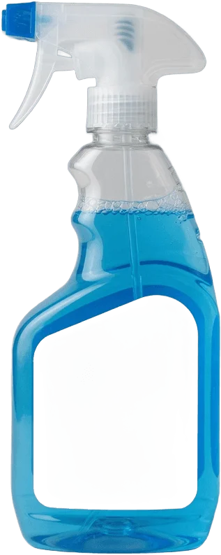 زجاجة رش زرقاء