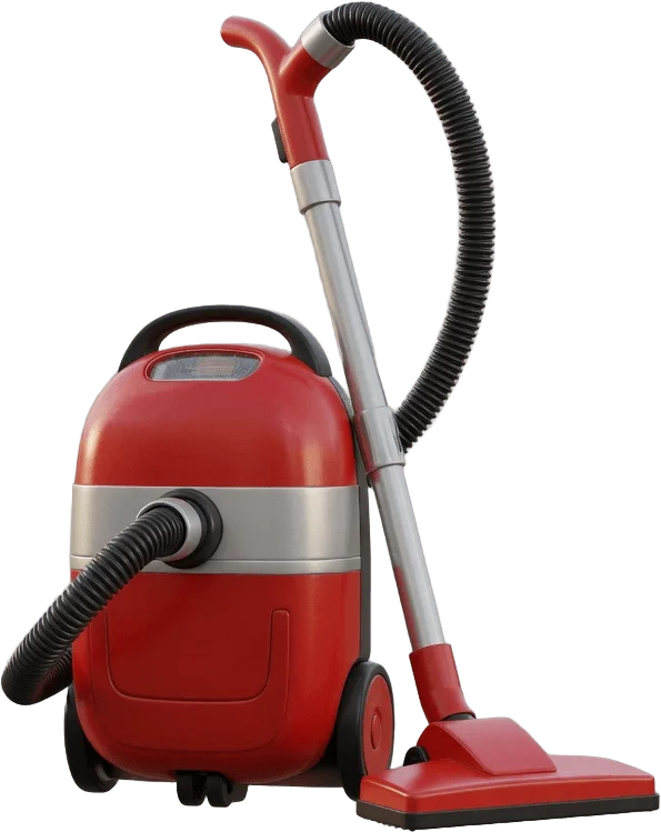 Red Upright Vacuum