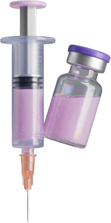 Syringe and vaccine vial