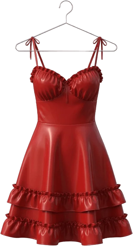 Robe d'été rouge