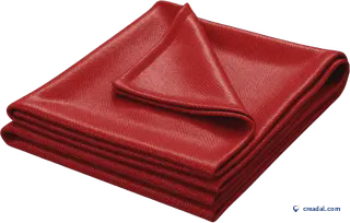 Écharpe laine rouge pliée