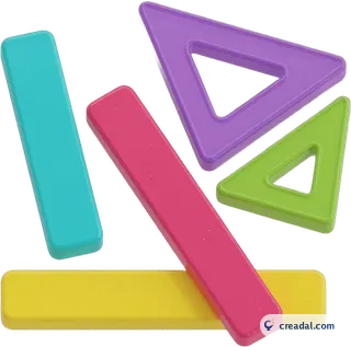 Colorful Geometry Rulers