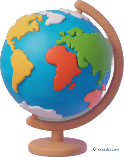 Desktop world globe