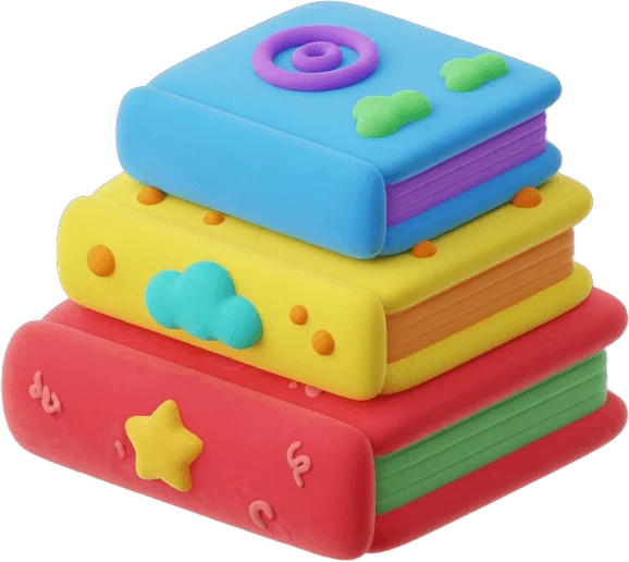 Colourful picture books