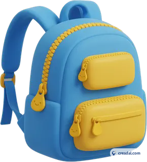Blue kids backpack