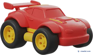 Red toy race car