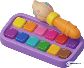 Kids watercolor paint set