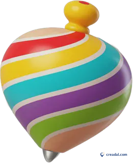 Wooden spinning top